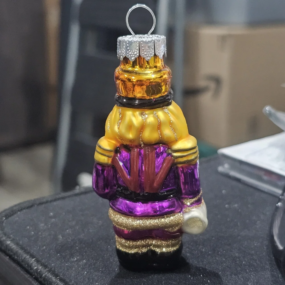 Nutcracker Ornament Vintage Rauch  Glass, Makers of Christopher Radko Christmas